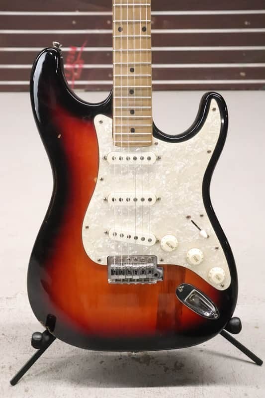 Harmony H-80 Strat Style Electric Guitar Sunburst Finish 1980’s