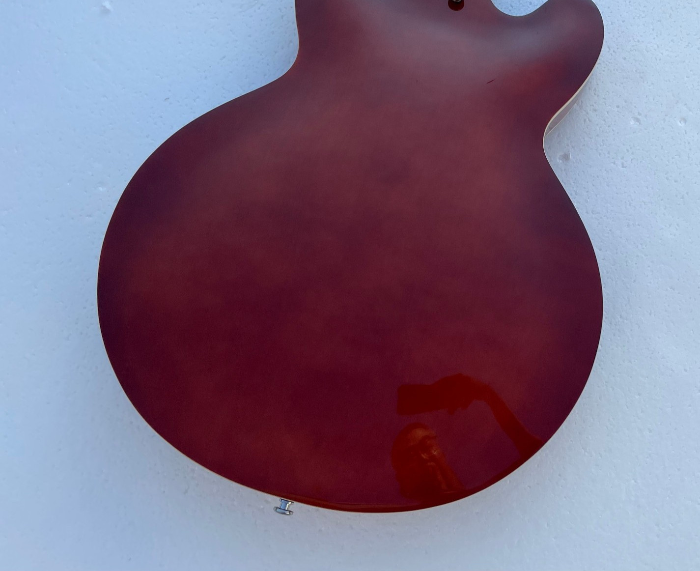 33-5 Electric Jazz Guitar Bone Nut Semi-Hollowbody Glossy Finish Flame Maple Top