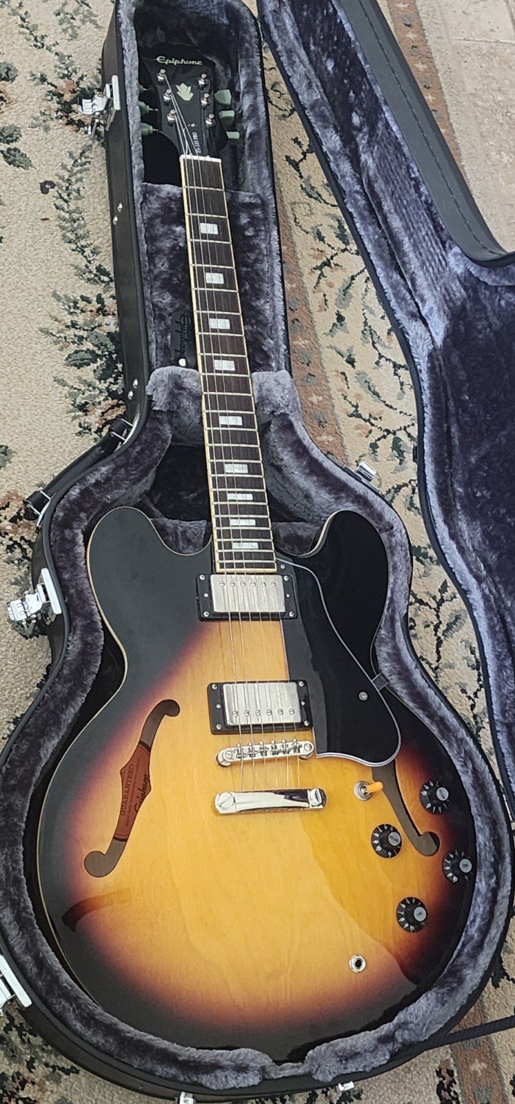2018 Epiphone Limited Edition ES-335 PRO Semi-Hollow Electric Guitar w/Case!!!