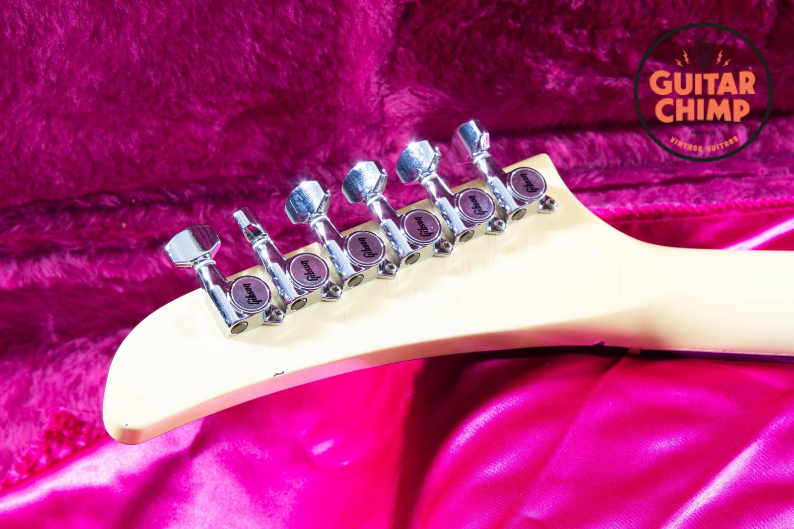 1997 Gibson Explorer ’76 Reissue – Classic White | Original Case | Vintage Patin
