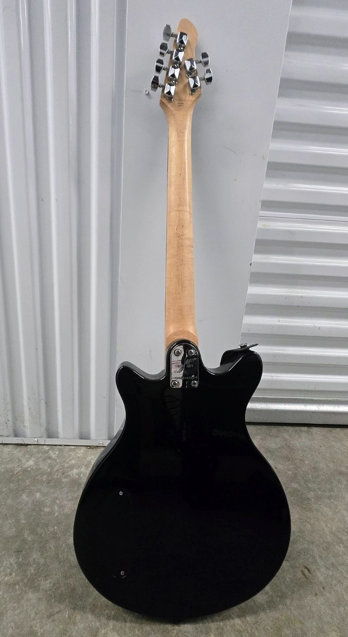 First Act Black Solid Body 6-String Right-Hand Electric Guitar w/ Strap