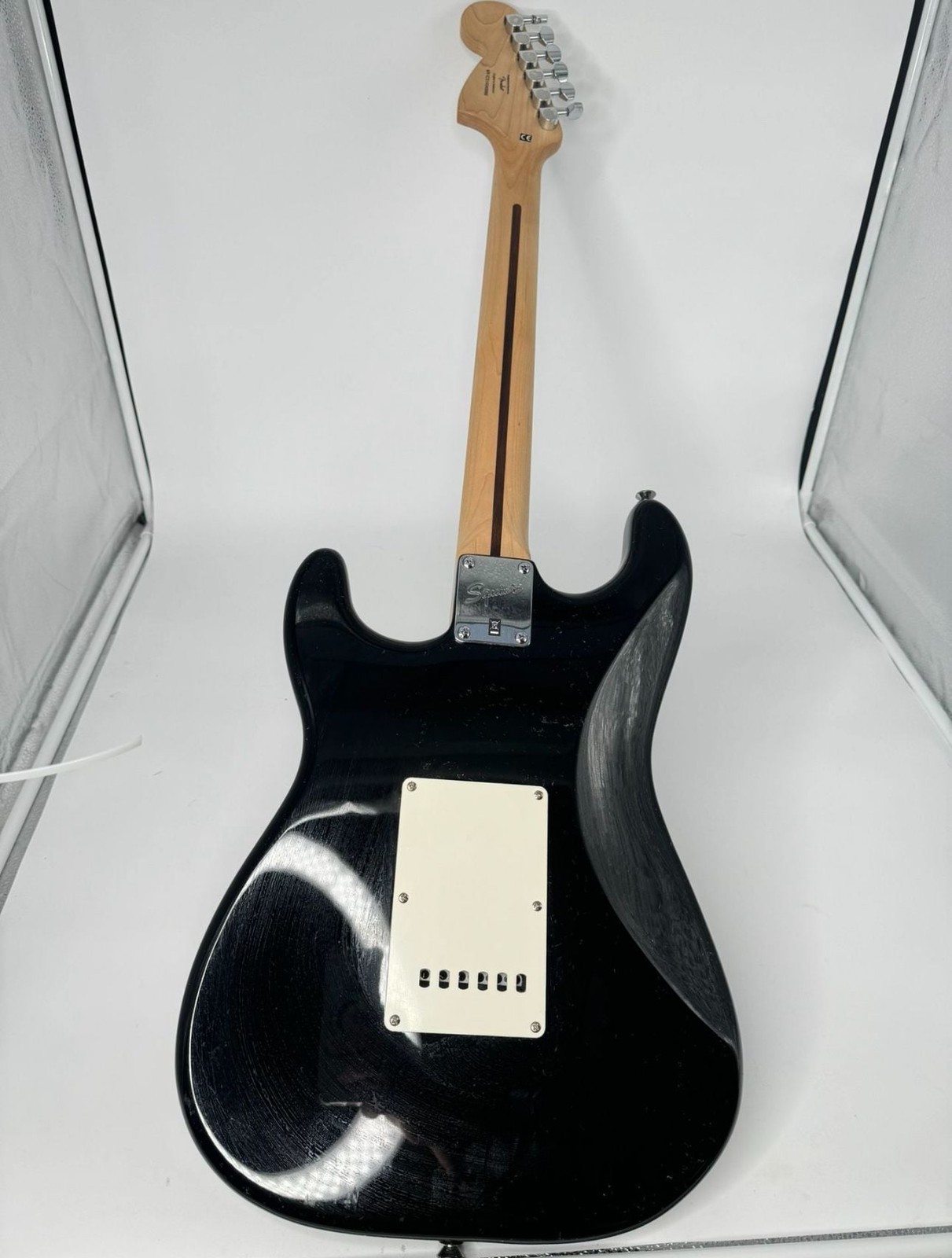 Fender Squier Black Hard Rock Cafe Strat Electric Guitar