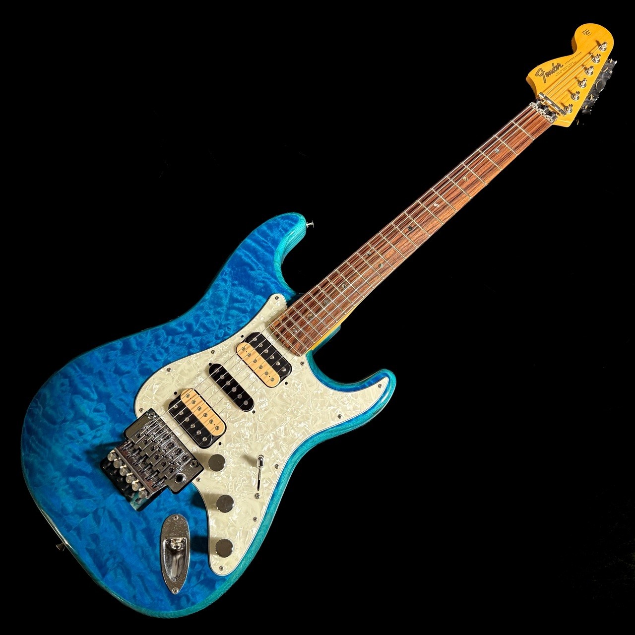Fender Michiya Haruhata Stratocaster Caribbean Blue MIJ Japan 4.4kg HSH Quilt
