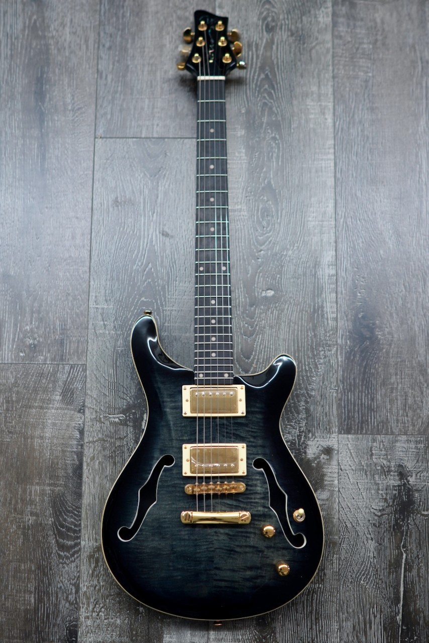 AIO Wolf KLP 45FM Electric Guitar – Black Sunburst
