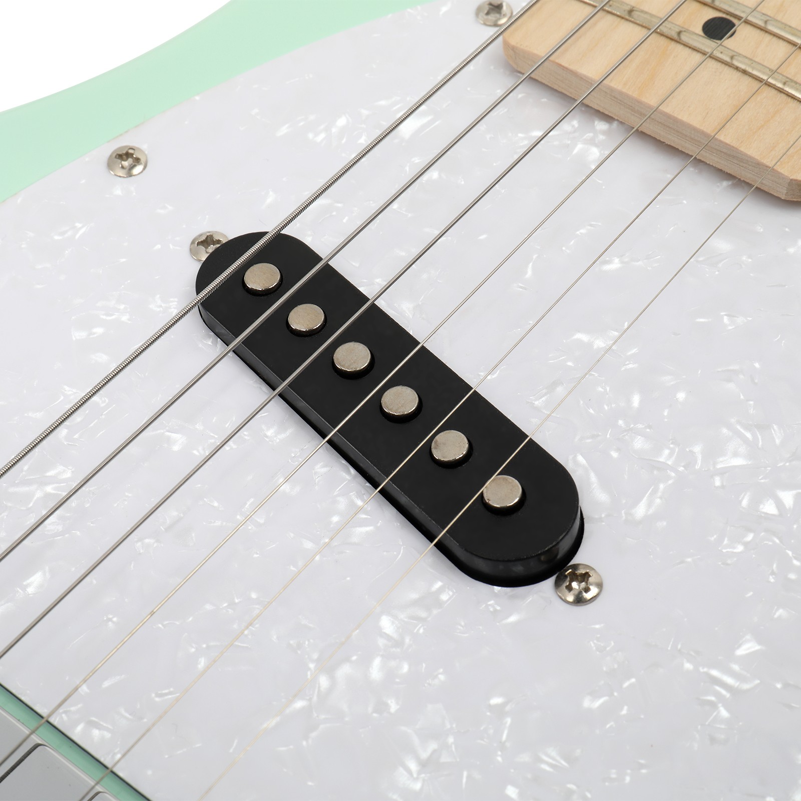 30in Maple Fingerboard Mini Electric Guitar Kit with 5W Amplifier Bag String