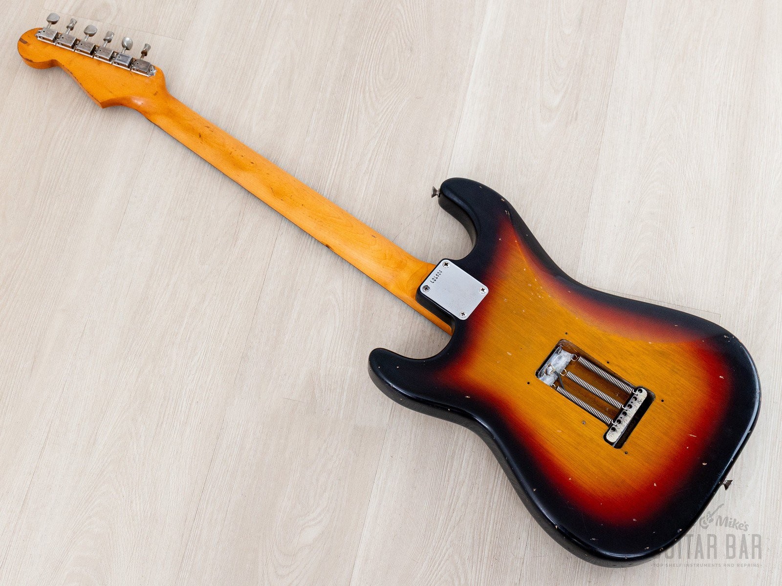 1963 Fender Stratocaster Korina Pre-CBS Vintage Guitar Sunburst w/ Case