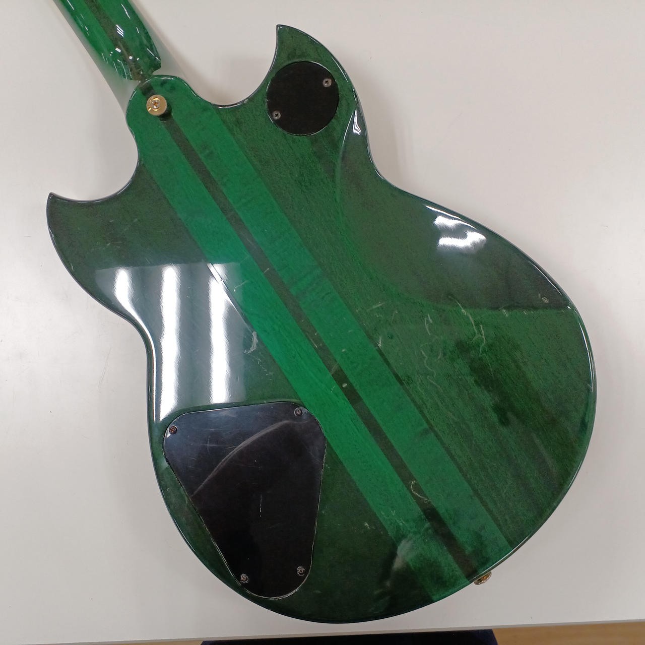 YAMAHA SG1500 Jade Green SG Type Electric Guitar Used Shipping From Japan