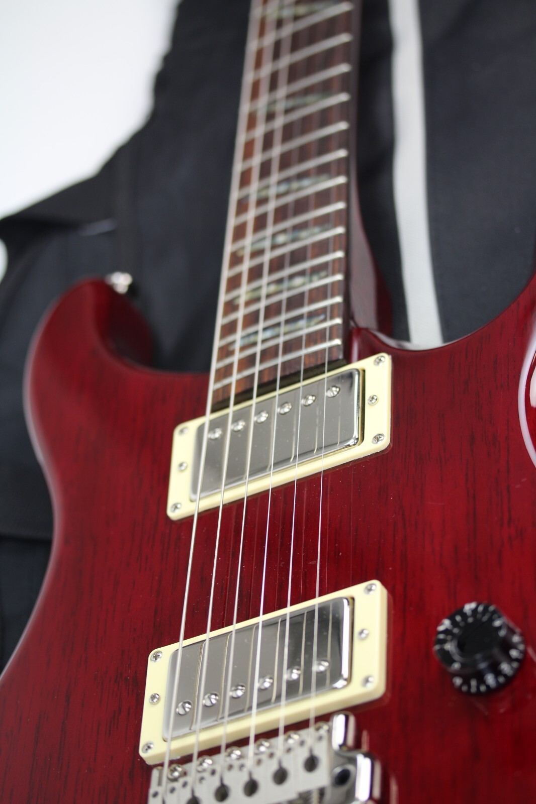 PRS SE Santana Signature 2001 MIK HH Scarlet Red Carlos Paul Reed Smith Guitar