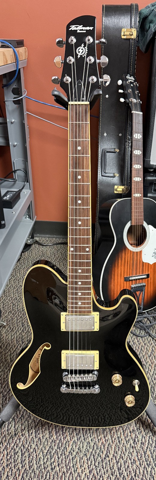2004 Ibanez Artcore Talman TXD7 Black Semi Hollow W/ Ibanez Gig Bag