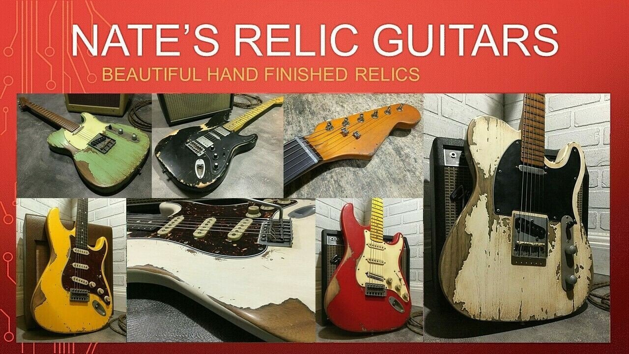 Relic Squier by Fender Telecaster Electric Guitar by Nate’s Relic Guitars
