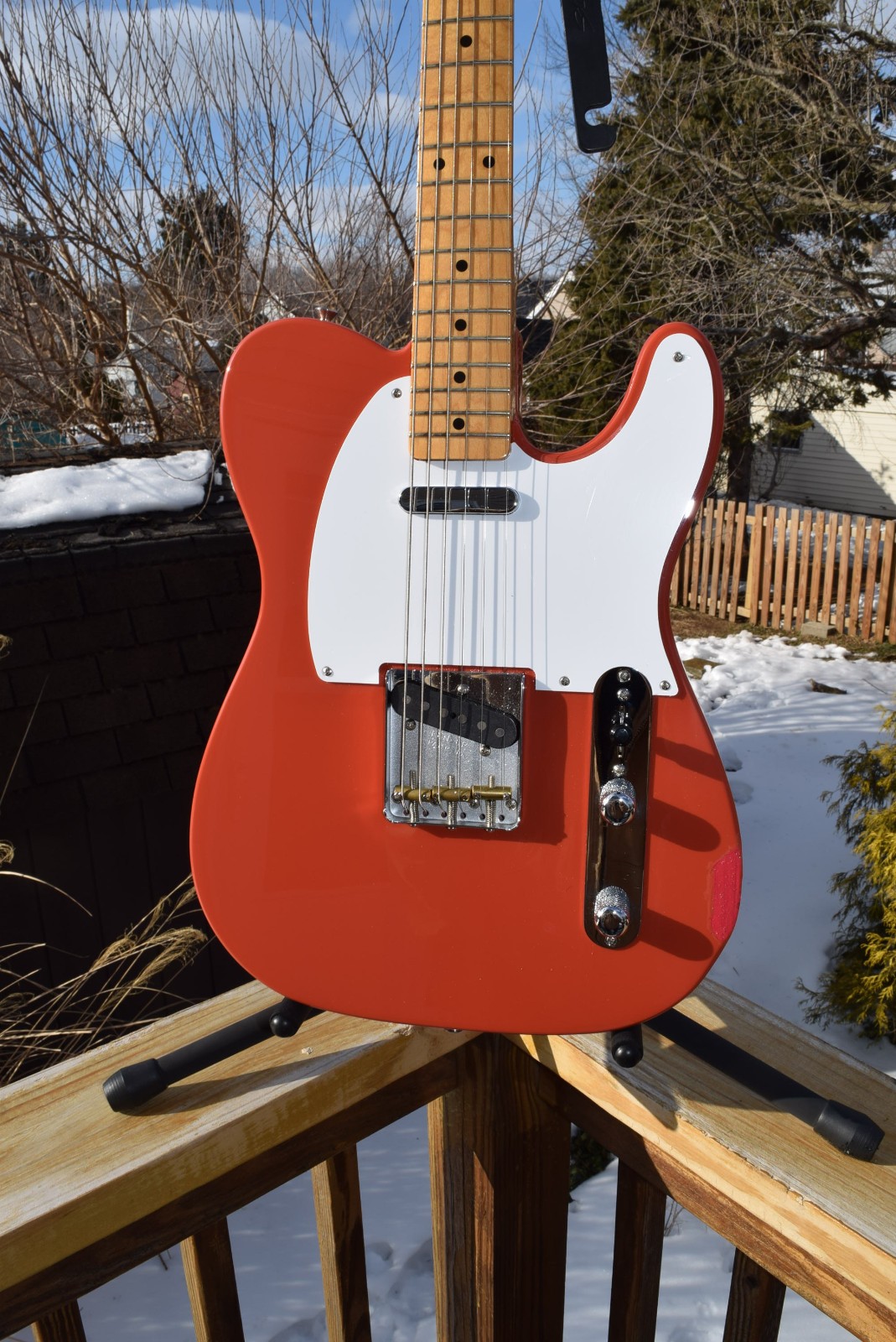 2020 Fender Vintera 50’s Telecaster – MIM – Fiesta Red – HSC