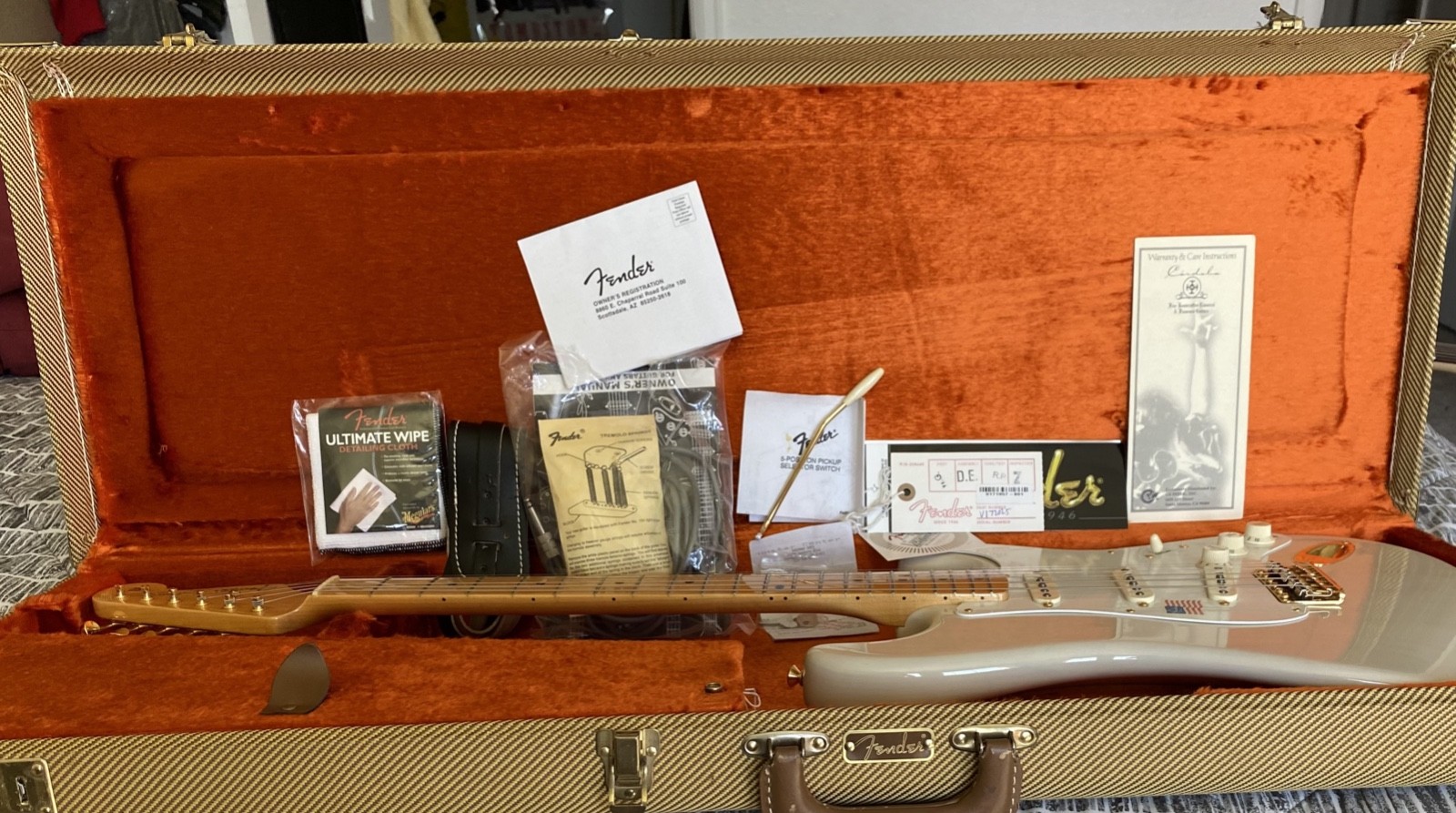 2007 Fender 50th Anniversary 2007 1957 Stratocaster Re-Issue Open Box