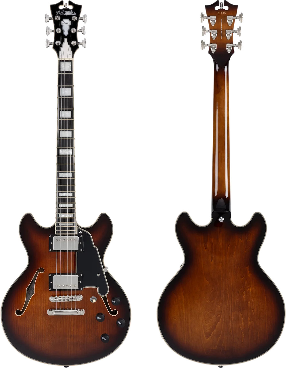 D’Angelico Premier Mini DC – Brown Burst