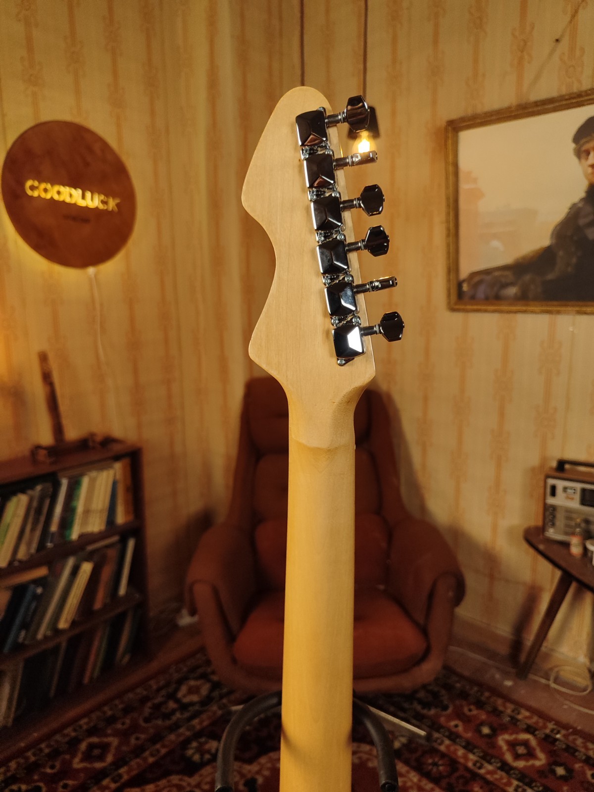 Formanta Style USSR Electric Guitar Built In Tone Bender Soviet Germanium Fuzz