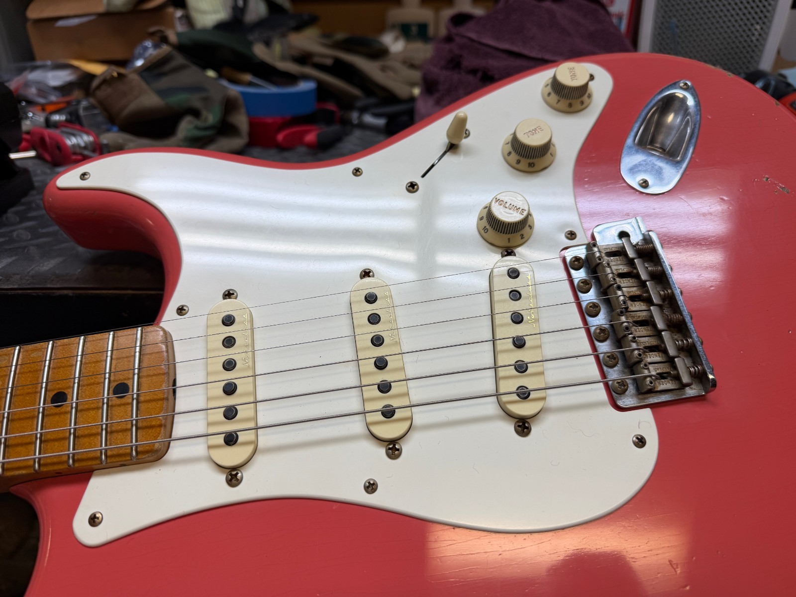 Fender Custom Shop Masterbuilt Todd Krause 56 Relic Stratocaster Fiesta Red