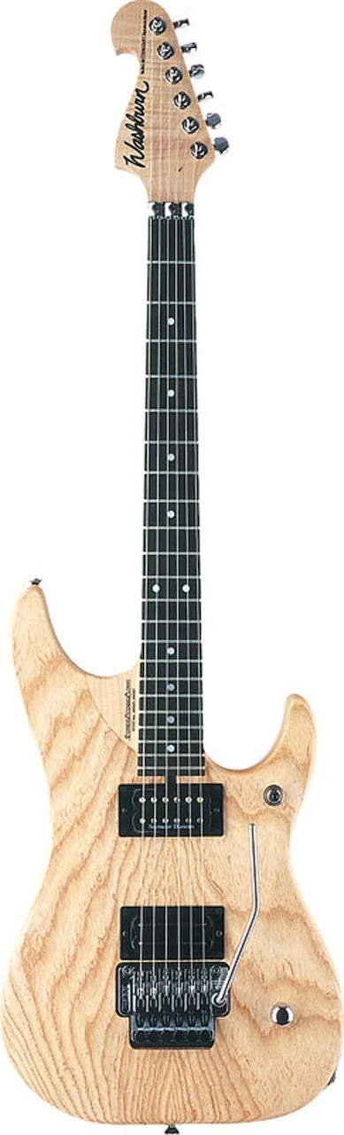 Washburn N4ESANM Nuno Bettencourt Double Cutaway Electric Guitar. Natural Swa…