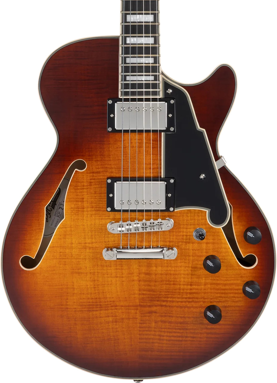 D’Angelico Premier SS Electric Guitar – Dark Iced Tea Burst