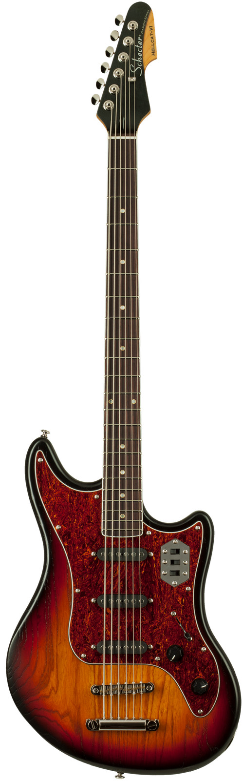SCHECTER Hellcat VI 3-Tone Sunburst E-Guitar