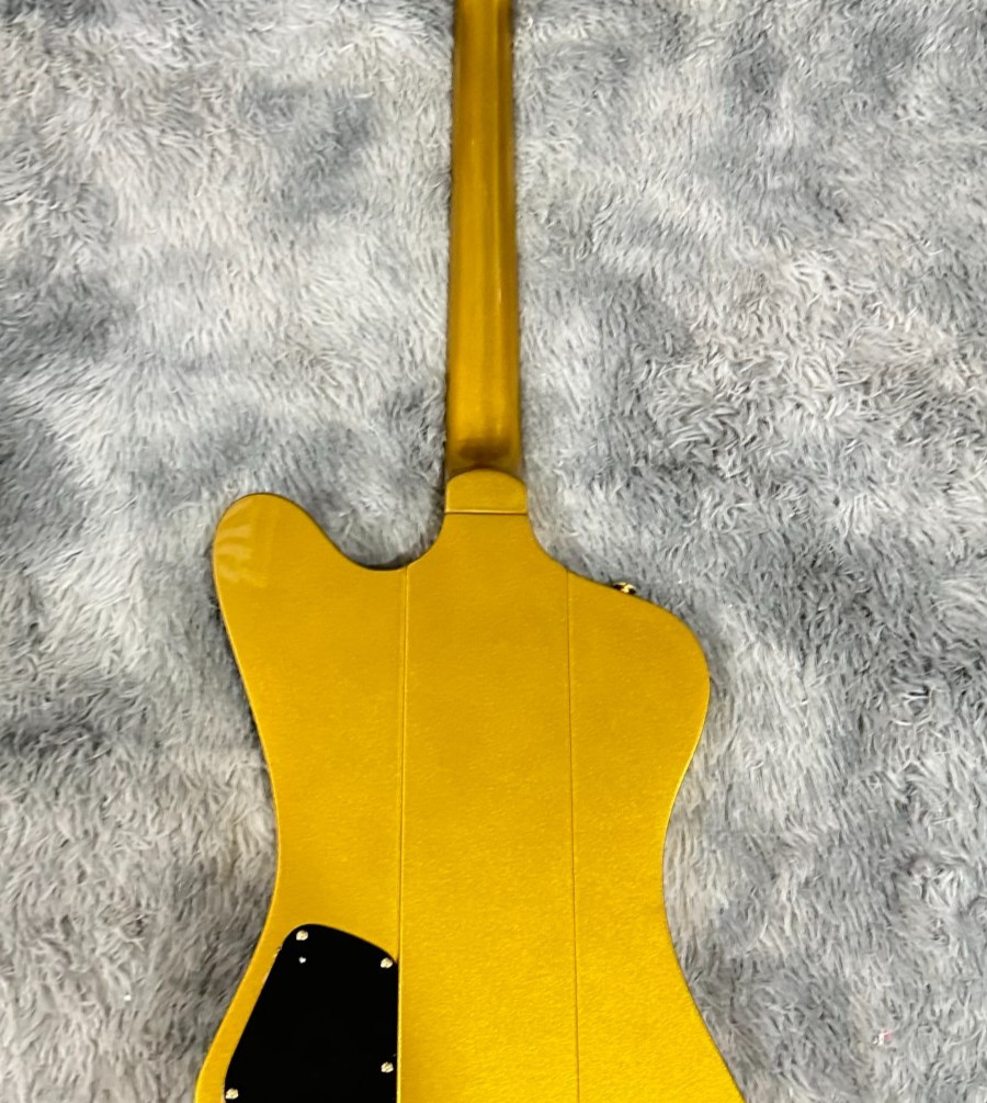 Custom Firebird Style Electric Guitar Rosewood Fingerboard Gold Hardware