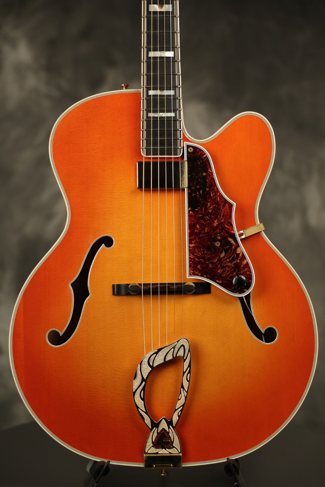 1988 Guild Artist Award in RARE Orange Sunburst w/ flame maple back + sides