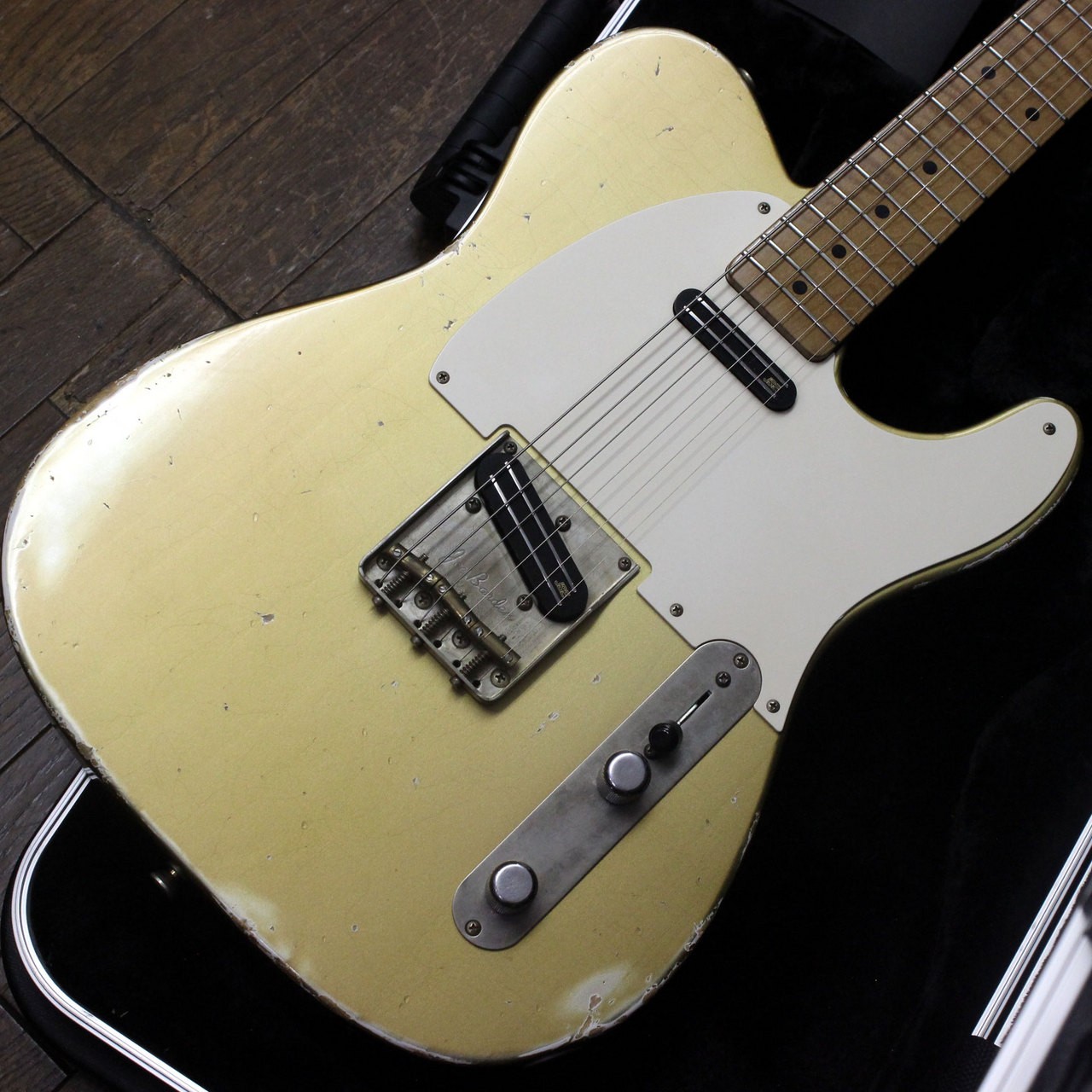 Xotic XTC-1 Shoreline Gold Medium Aged Joe Barden Pu Bridge Telecaster Type 2023