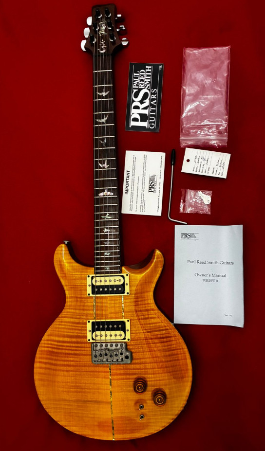 1996 PRS Santana I – Vintage Yellow, All Original w/ OHSC & Full Case Candy