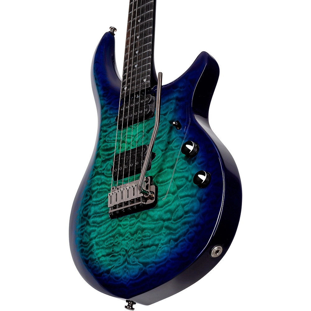 Sterling by Music Man Majesty Guitar With DiMarzio Pickups Cerulean Paradise