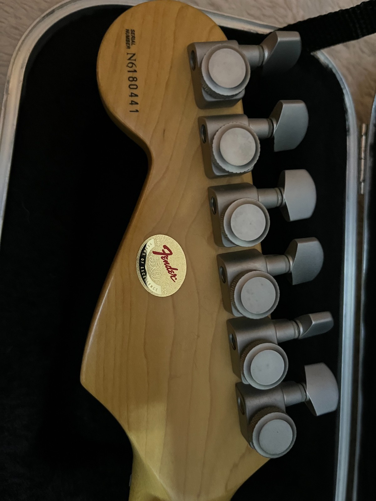 1996 Fender Strat Plus Deluxe Mystic Black with Case