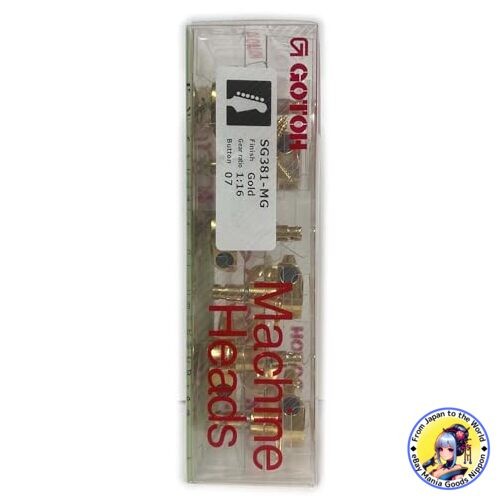 GOTOH SG381-MG-07-L6-GG Guitar Tuners Gold 07223GYX/D 6 Inline