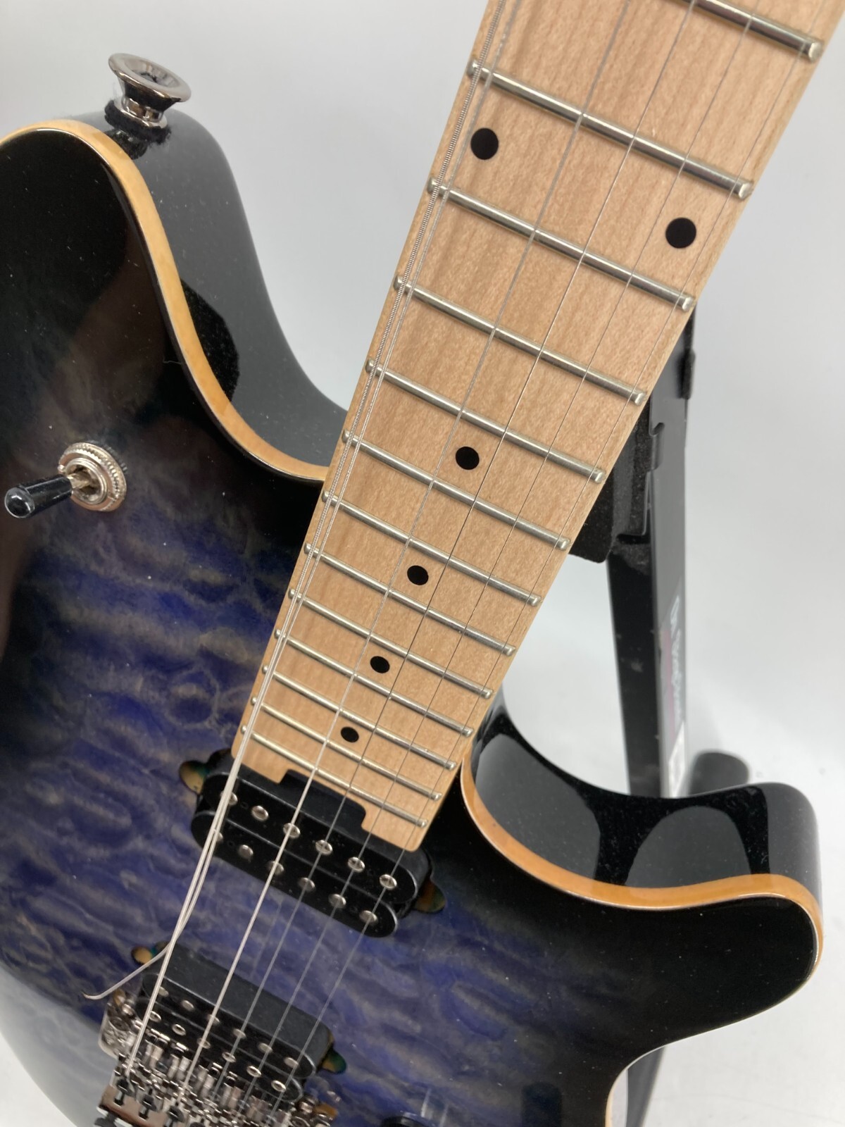 EVH Wolfgang WG Standard Black/Purple Electric Guitar