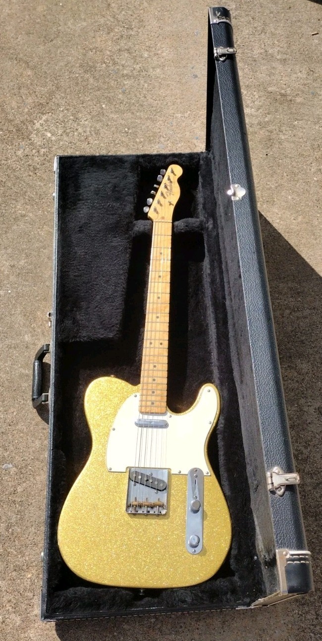 1993 Fender Custom Shop Gold Sparkle Telecaster w/HSC! -LL