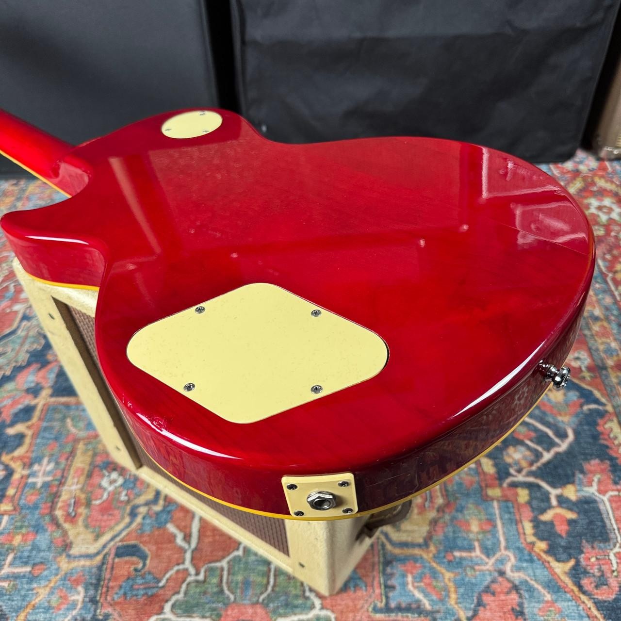 *Video* Tokai Love Rock Les Paul Standard Flame Top Long Tenon Cherry Sunburst –