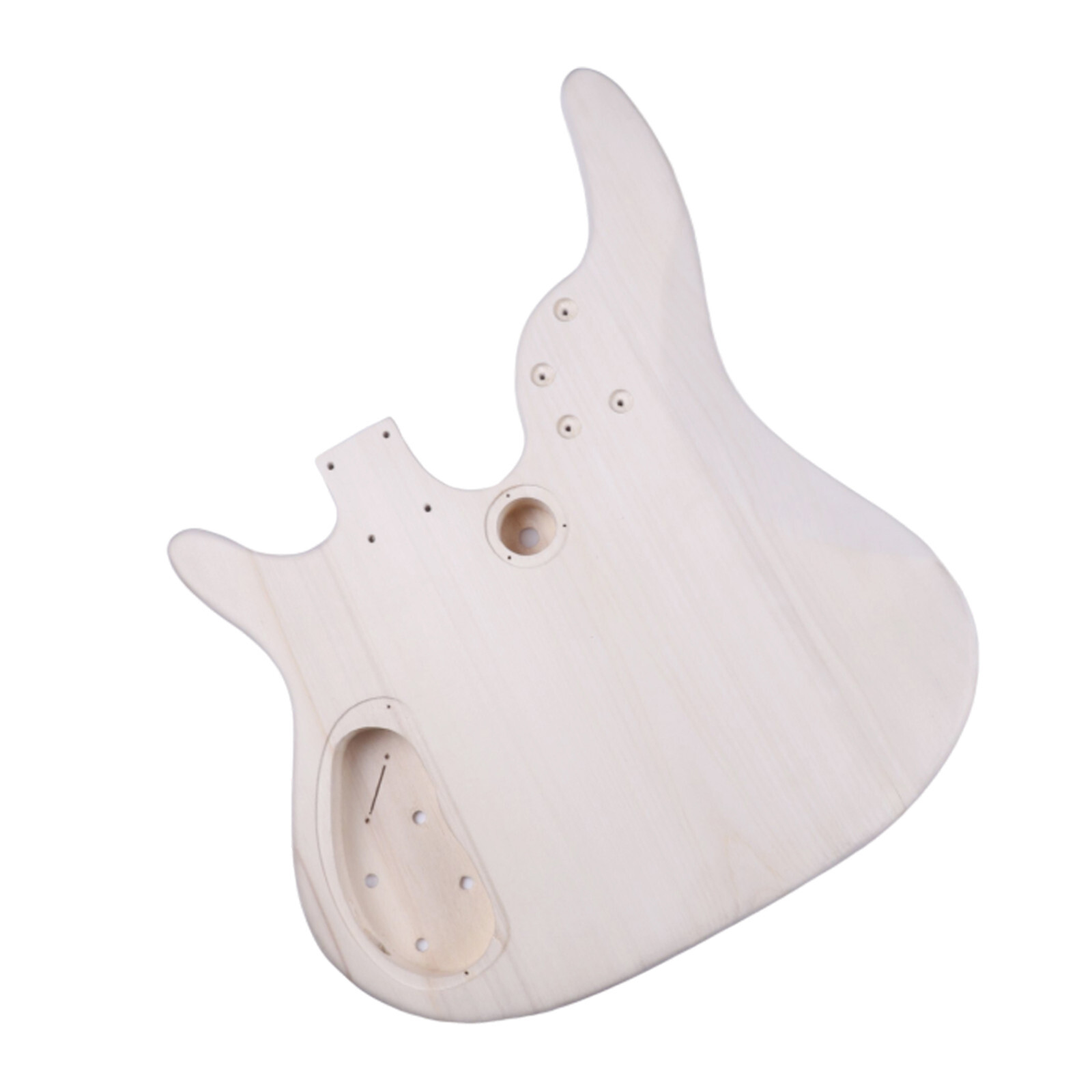 DIY Electric Guitar and Bass Double Neck Kit Basswood Body Hard Maple Neck CR