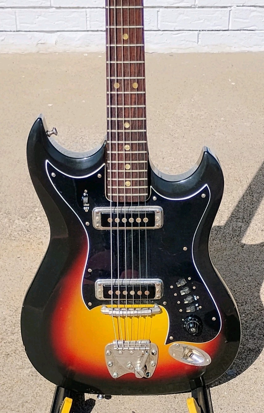 1965 Hagstrom II Electric Guitar w/HSC!-LL