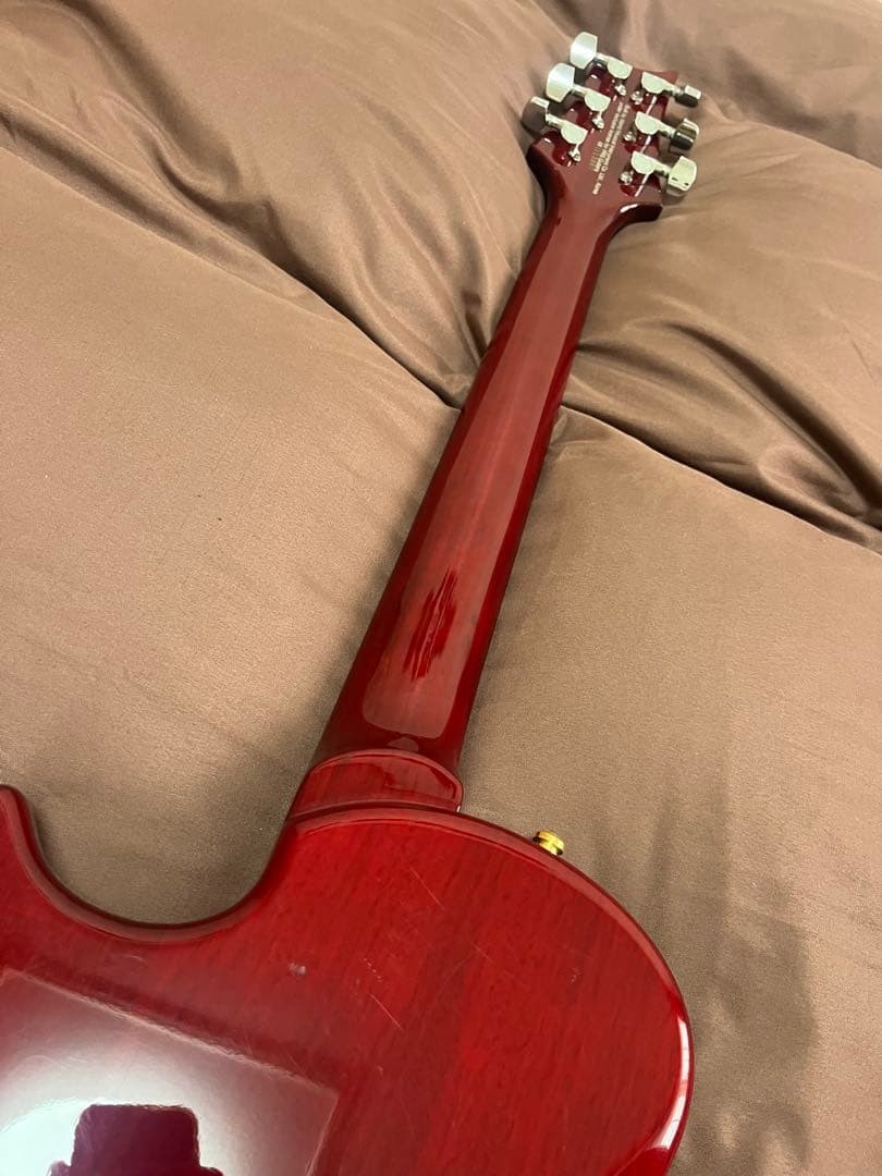 [Adjusted] PRS SE singlecut scalloped electric guitar