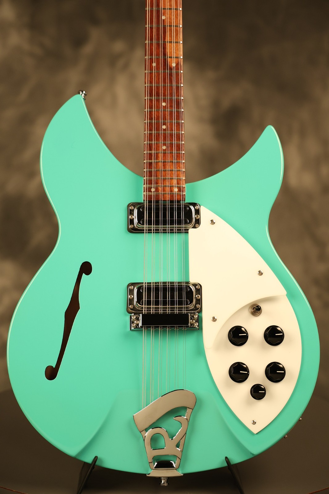 2013 Rickenbacker 330/12S 12-string Sea Green w/Rose Morris sound hole
