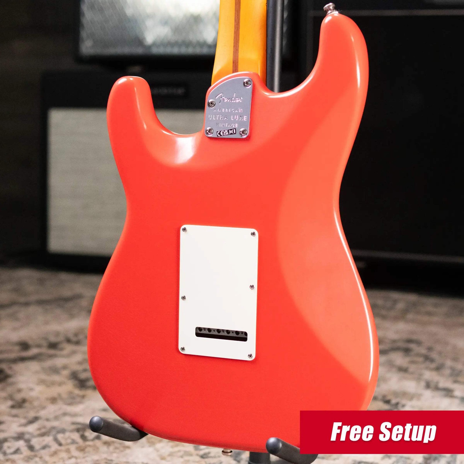 Fender American Ultra Luxe Vintage ’60s Stratocaster HSS Electric Guitar – Fiest