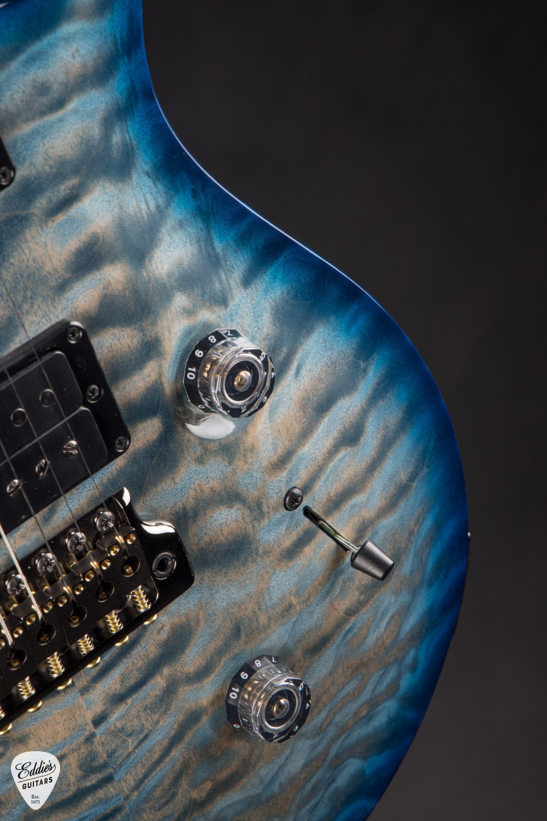 PRS Custom 24 Artist Top – Faded Indigo Blue Burst