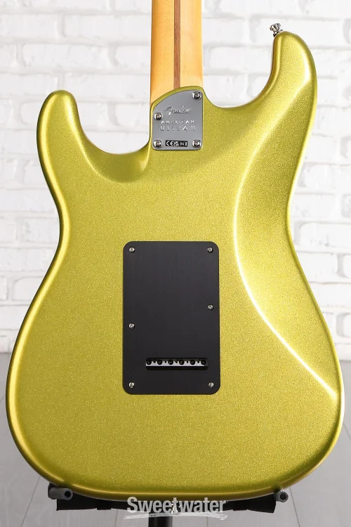 Fender American Ultra II Stratocaster HSS Electric Guitar – Solar Flare with