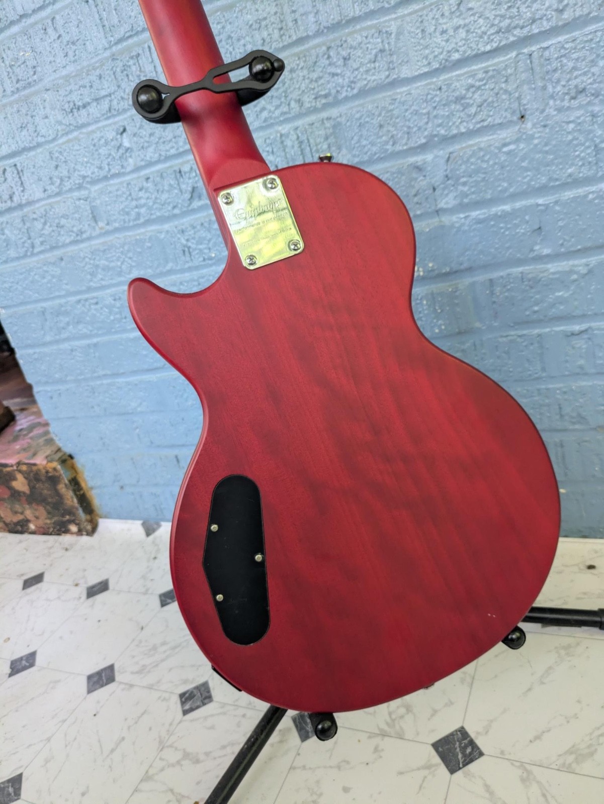 Epiphone Les Paul Special (Cherry Worn Finish), with bag & stand, good condition
