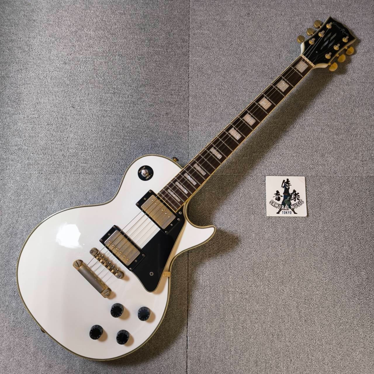 Grass Roots By ESP Electric Guitar Les Paul Custom Used G-LP-CTM White #7
