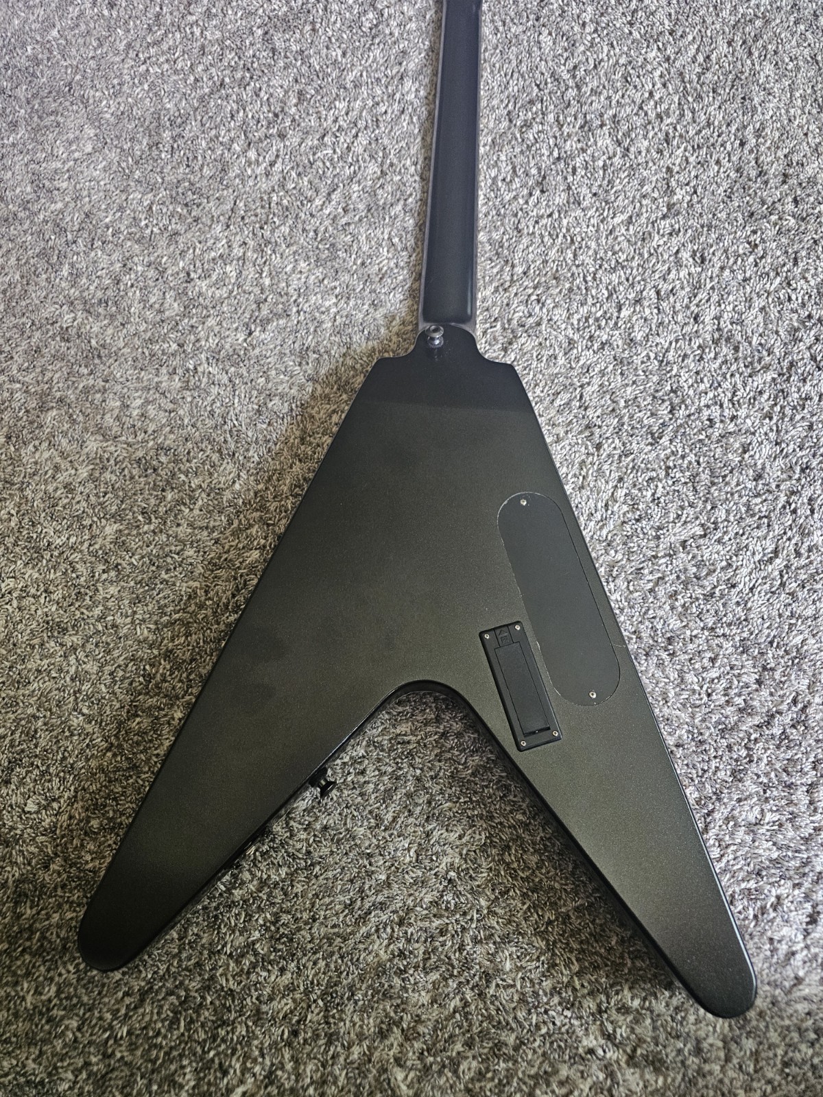 left handed Epiphone Prophecy Flying V Black 6-String Solidbody