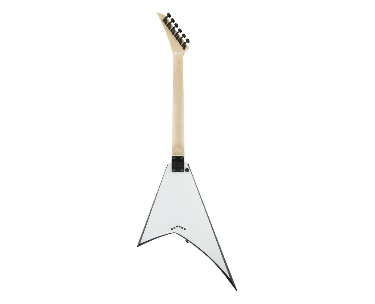 Jackson JS Series JS32T Rhoads Electric Guitar – White w/ Black Bevels