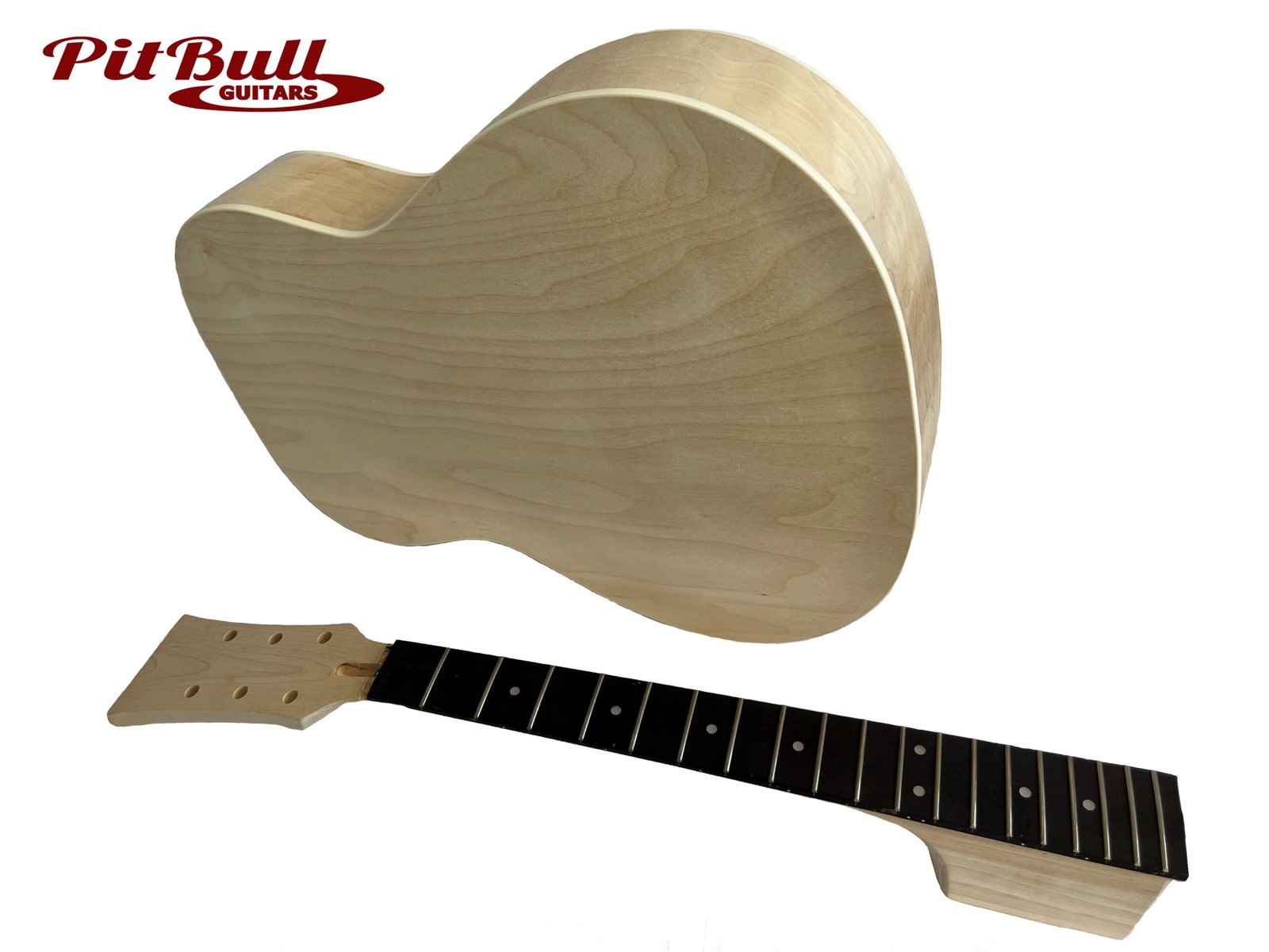 GHR-1 Full Hollow Body Resonator DIY Acoustic Guitar Kit