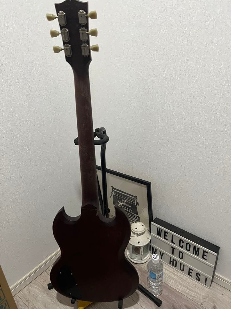 Gibson SG Electric Guitar Dark Red Double Cutaway Used