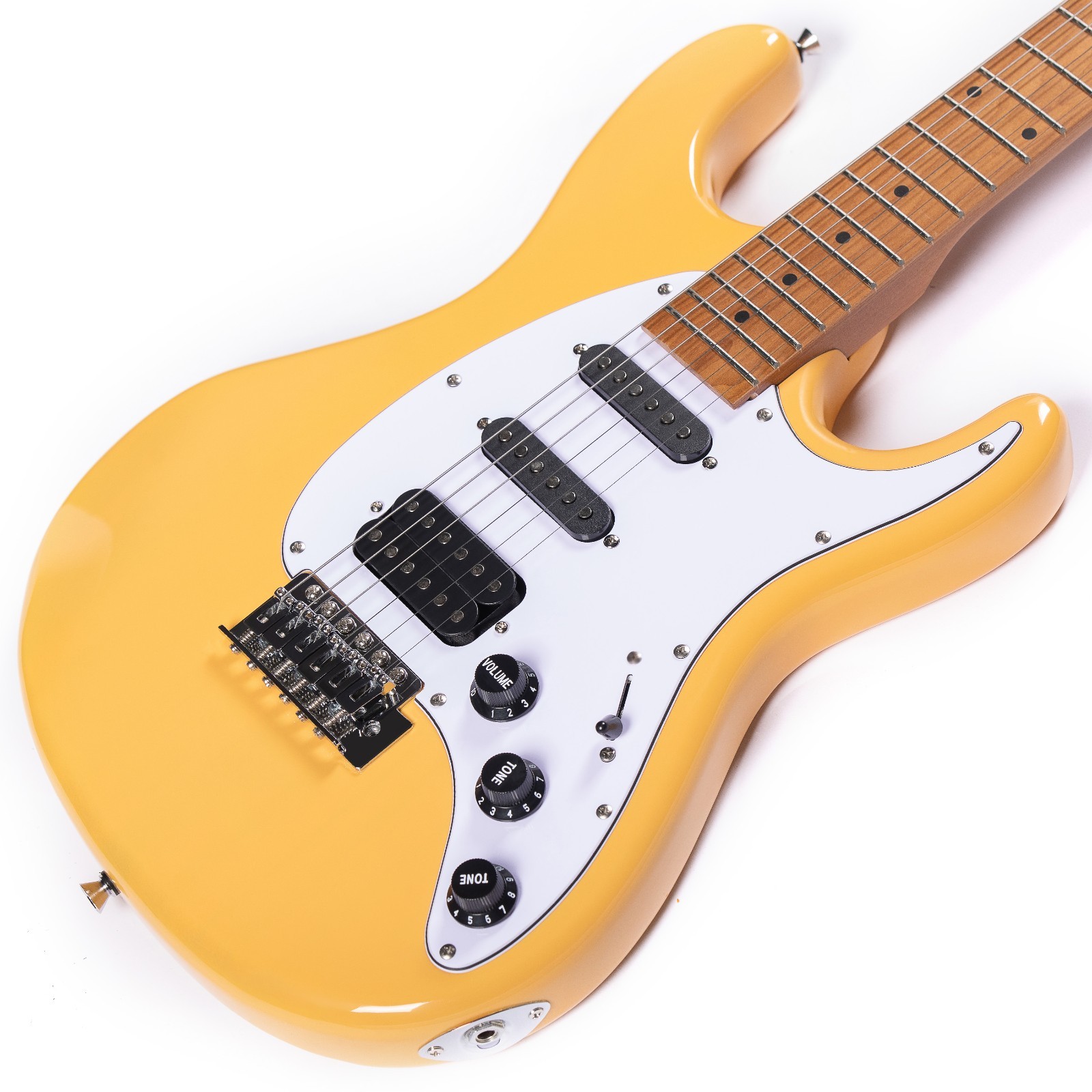 Grote Electric Solid Body Guitar Modern-GST For Beginners (Vintage blonde)