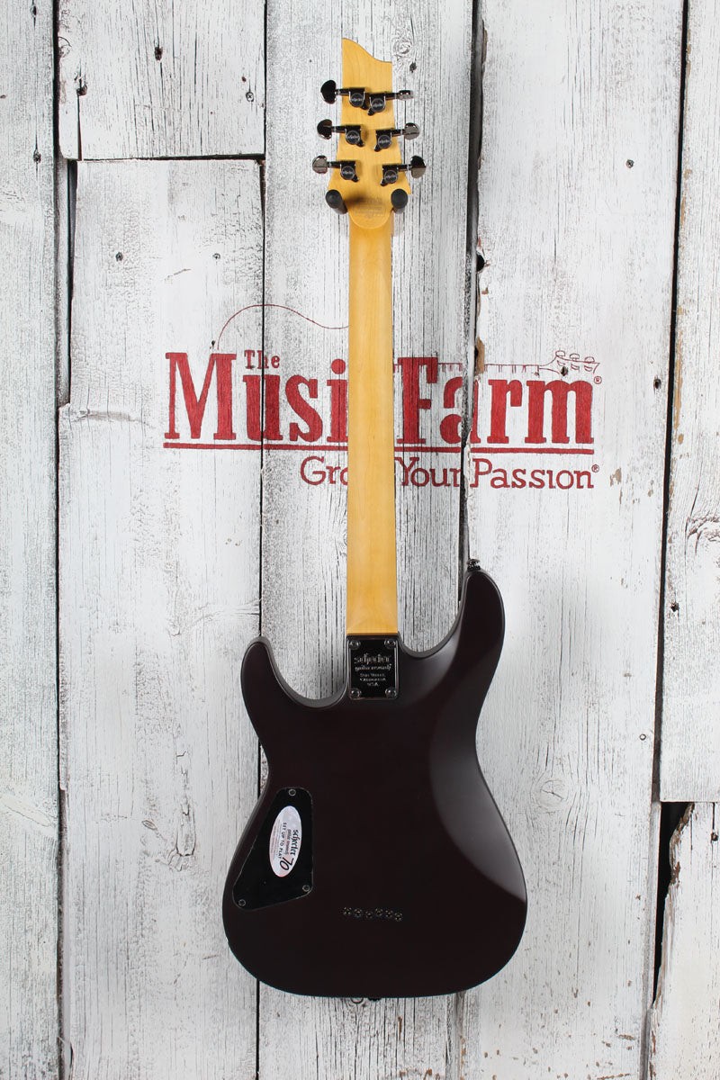 Schecter Omen-6 Solid Body Electric Guitar Walnut Satin Finish