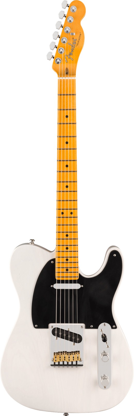 Fender American Ultra Luxe Vintage ’50s Telecaster E/G, Maple FB, White Blonde