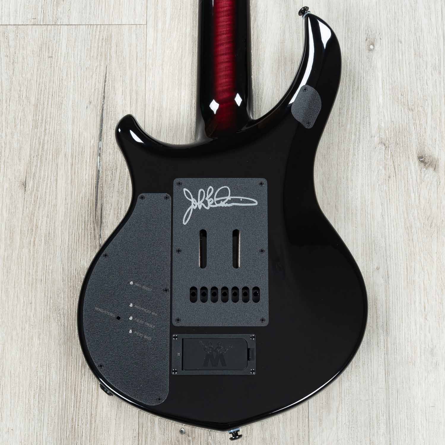 Ernie Ball Music Man BFR John Petrucci Majesty 7-String Guitar, Quilt Red Nebula