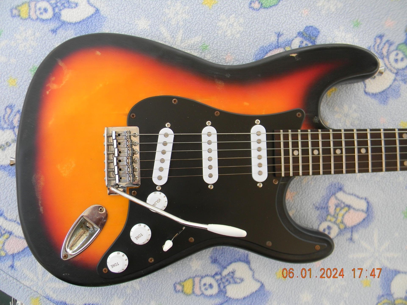 Indio”Custom Shack ” Reliced Strat, Alnico Pickups, Custom Wiring,Big Block Trem